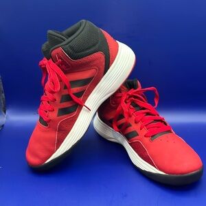 Adidas Cloudfoam Ilation Mid Men's Red Sneakers AW4794 - Size US 5